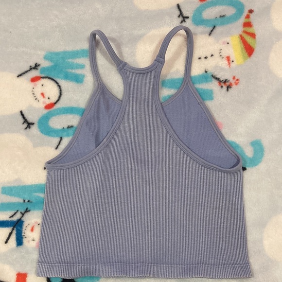 High Neck Cropped Tank Top - Picture 2 of 2